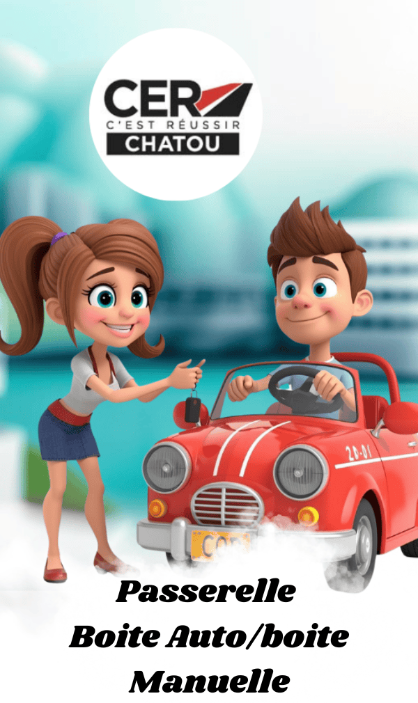 Passerelle boite auto a boite manuelle cer chatou